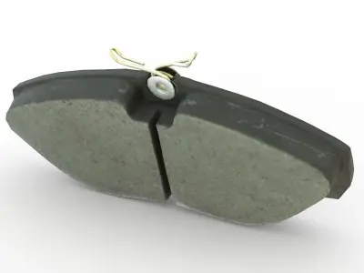Brake Pads Middle SM 3D model