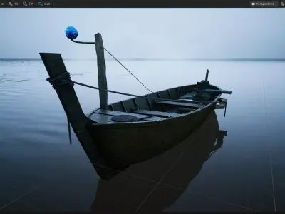 Sci-Fi Fishing Boat 3D model