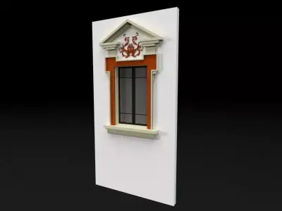 Classic 5 window 3D model