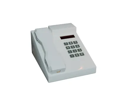 Telephone  Free low-poly 3D model