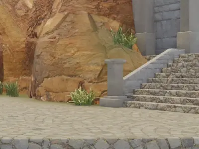 Ancient Canyon City 3D model