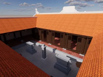 Sacred Ritual  -  Temple Chuong Free 3D model