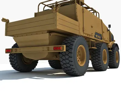 Yellow TMV tank 3D model