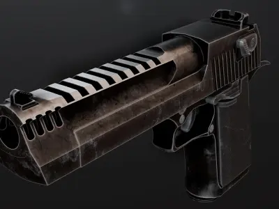 Desert Eagle  Low-poly 3D model purchase