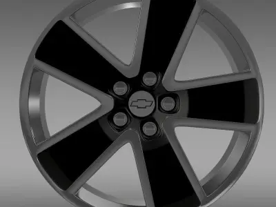Chevrolet Camaro Convertible 2007 rim 3D model