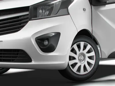 Vauxhall Vivaro Van L2H2 HQInterior 2019 3D model