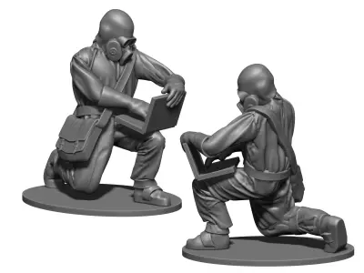 Hazmat suit 9 3D print model