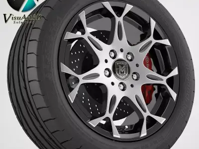 Wheel Marcello MR02 3D model