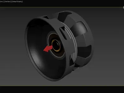 2 Speakers Sharing a Single Magnet - Concept 3D model