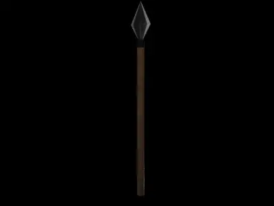 Spear Low-poly 3D model