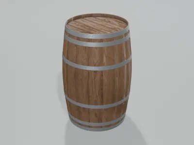 Medium Toasted British Barrel 3D model