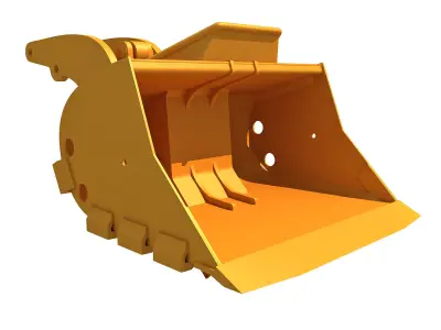 Excavator Bucket 3D model by 3D-Horse