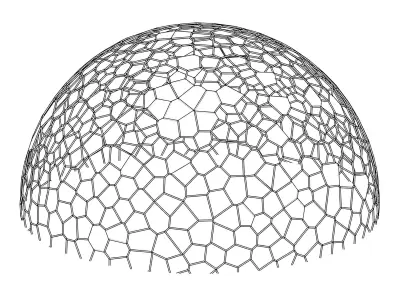 Voronoi Dome 3D model