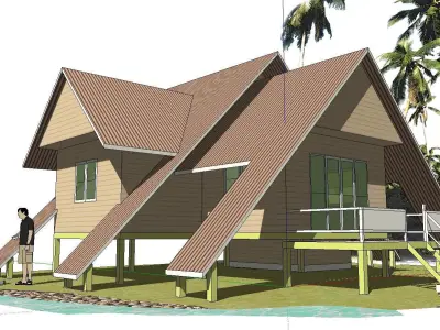 Creative Design-Holiday Cabin-087 3D model