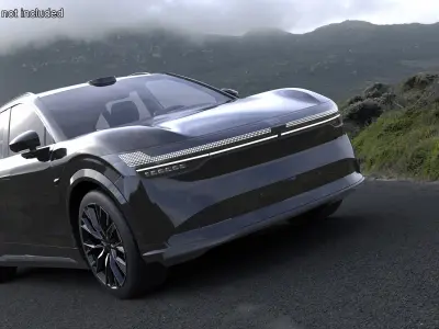  Zeekr 7X Urban Obsidian Black Electric SUV 