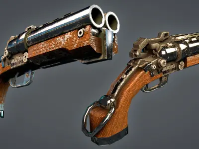 Pirate Pistol 3D model