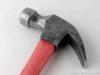 Hammer Tool - 3D model - 4k Textures 3D model
