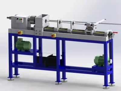Palacita custom lathe for gunsmith Full Part Free 3D model