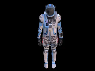 Astronaut Spacesuit Argentina 3D model