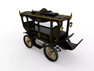 Hearse 3D model