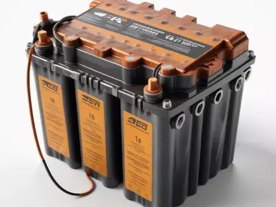 Industrial SciFi Power Cell 3D model