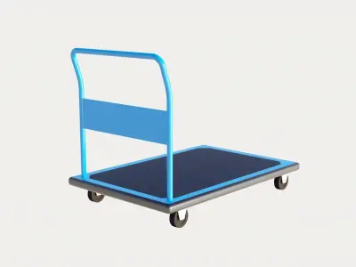 Platform Trolley Low-poly 3D model by memar-allahyarov