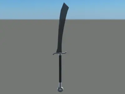 Weapon Collection viking axe Low-poly 3D model