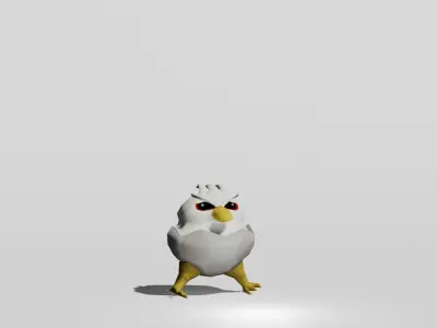 Monster Evolution Low Poly Low-poly 3D model