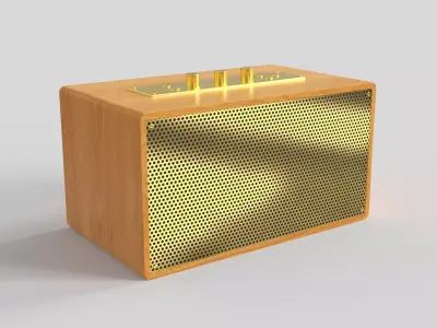 Retro Speaker 3D model