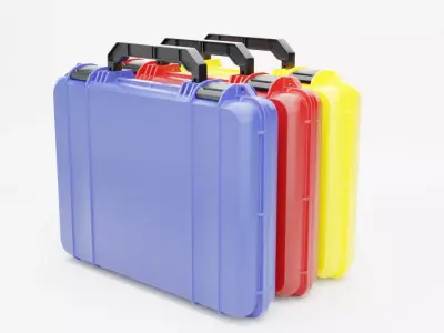 KIT TOOL CASES Low-poly 3D model