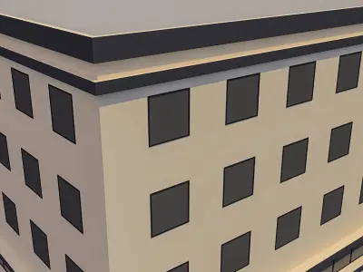 Commercial Building 001 3D model