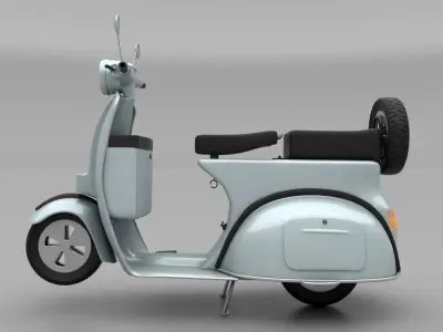 Bajaj Scooter 3D model