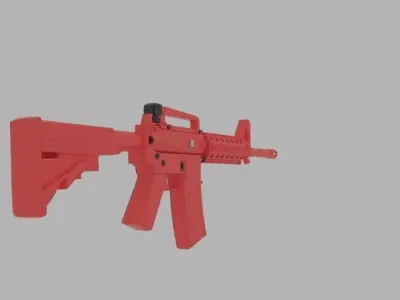 Pinkar rifle 3D model