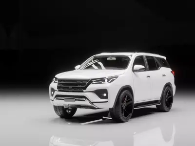 Modern SUV 3D Model Clean Studio Render  Blender  3D model