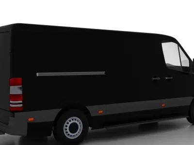 Mercedes Benz Sprinter L2H1 2015 Cargo EU 3D model
