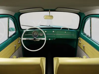 Volkswagen Beetle 1962 Kafer 3D model