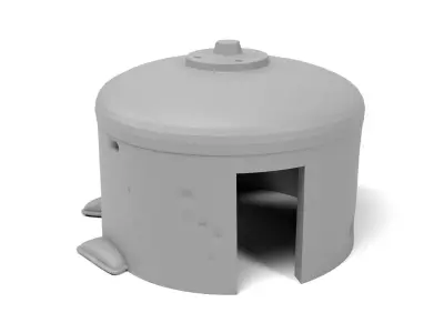Bunker 3D print model