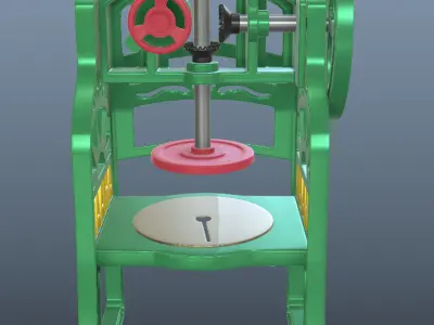 Indian Classic Ice Gola Maker 3D model