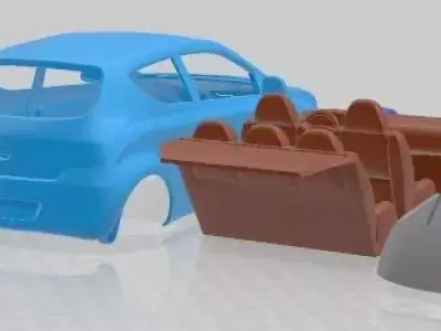 Hyundai i20 Compact Hatchback 2009 Printable Car 3D print model