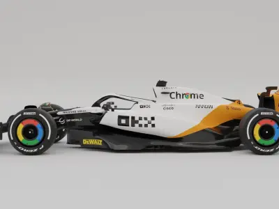 McLaren F1 2023 collection 3D Model Pack