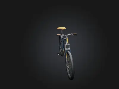 Realistic Bicycle Low-poly 3D model