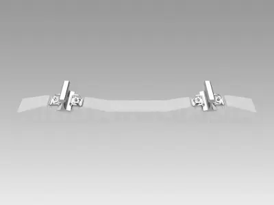 Rail fastening GBR-65 3D model