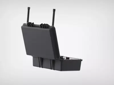DJI AEROSCOPE DRONE DETECTION MOBILE RIG STL 3MF HD TEXTURES 3D print model