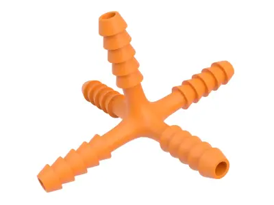 Pipe connector 04 3D model