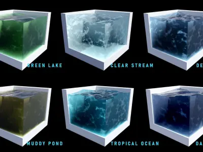 Underwater Maker Low-poly 3D model