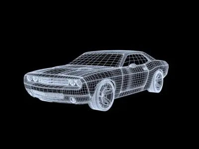 Sport car Free 3D model V1