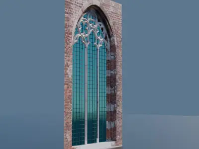 Gothic Window - First Type 3D model