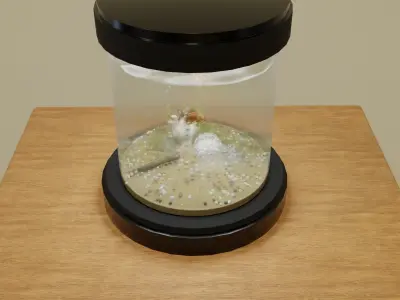 Fish Tank 3D model get