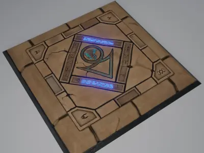 Flip Trap Game Ready Model Low-poly 3D model