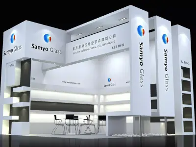 Exhibition - Area - 6X6-3DMAX2009-03 3D model
